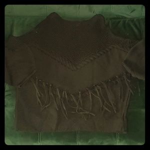 Black Fringe sweater